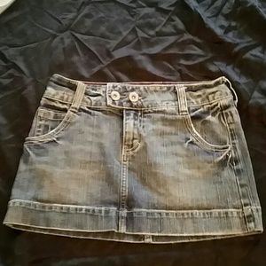 American Eagle denim jean mini skirt size 2